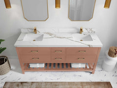 Parker 72 in. W x 22 in. D Double Sink Bathroom Vanity - photo 24