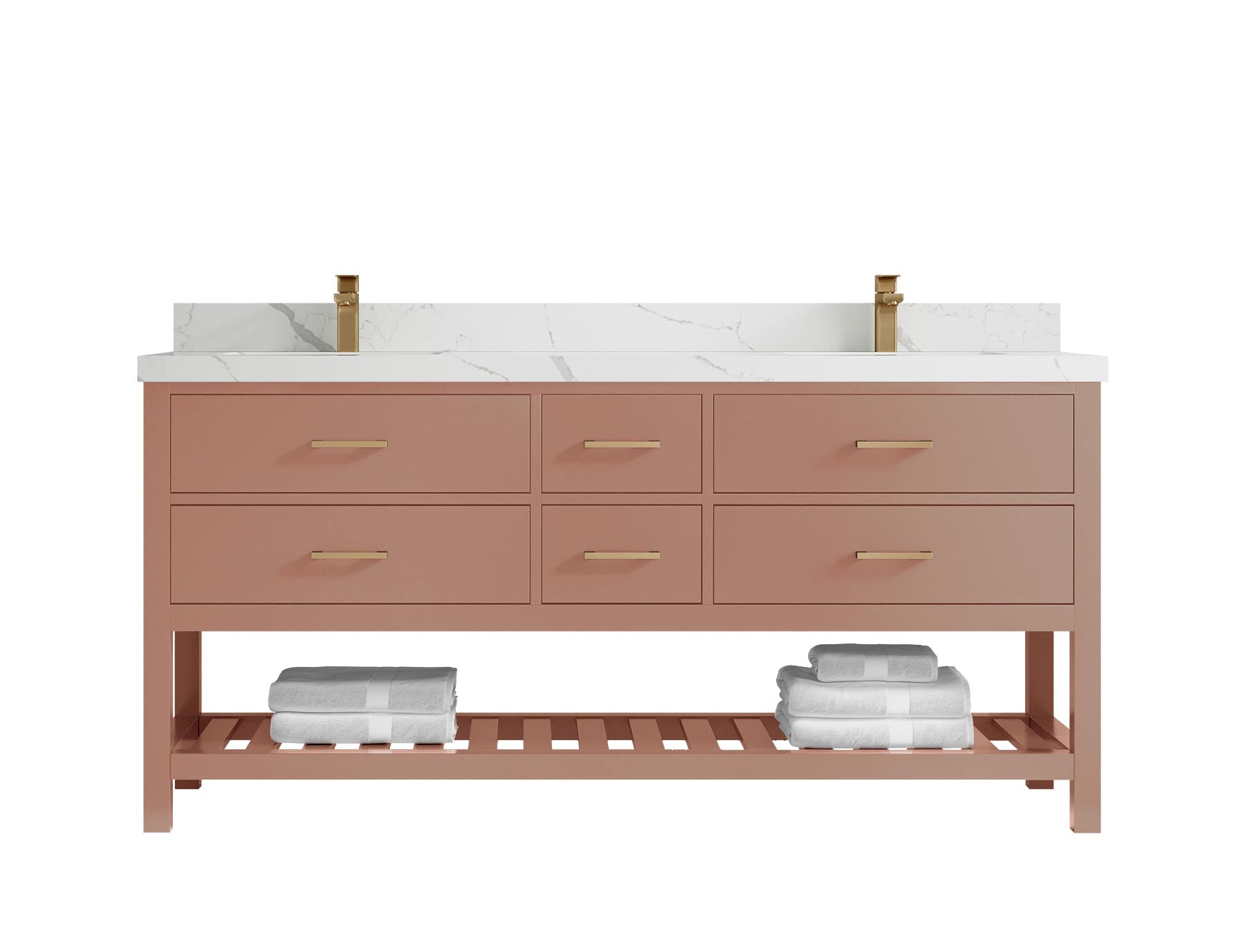 Parker 72 in. W x 22 in. D Double Sink Bathroom Vanity