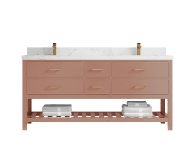 Parker 72 in. W x 22 in. D Double Sink Bathroom Vanity