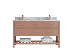 Parker 60 in. W x 22 in. D Double Sink Bathroom Vanity - photo 28