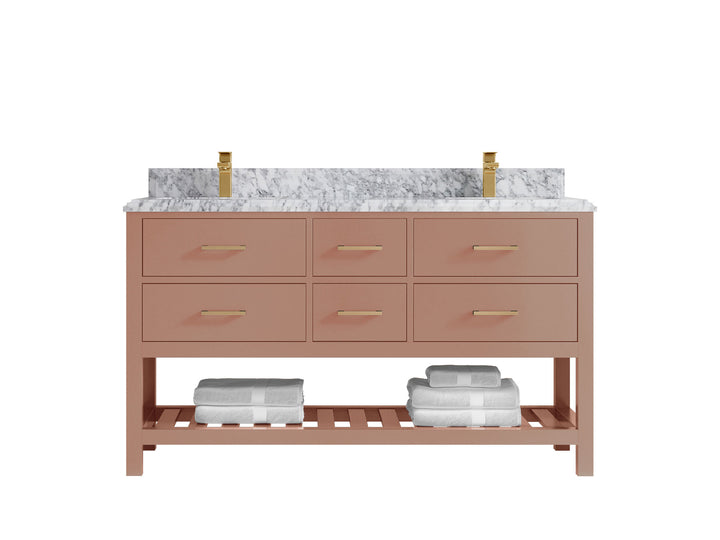 Parker 60 in. W x 22 in. D Double Sink Bathroom Vanity - photo 28