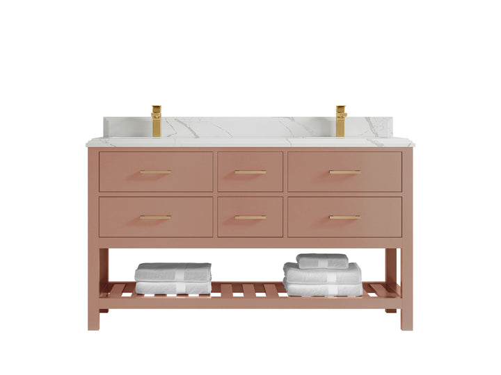 Parker 60 in. W x 22 in. D Double Sink Bathroom Vanity - photo 30