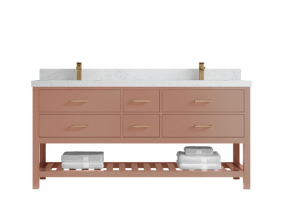 Parker 72 in. W x 22 in. D Double Sink Bathroom Vanity