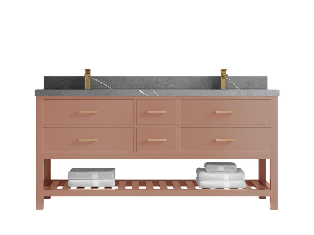 Parker 72 in. W x 22 in. D Double Sink Bathroom Vanity