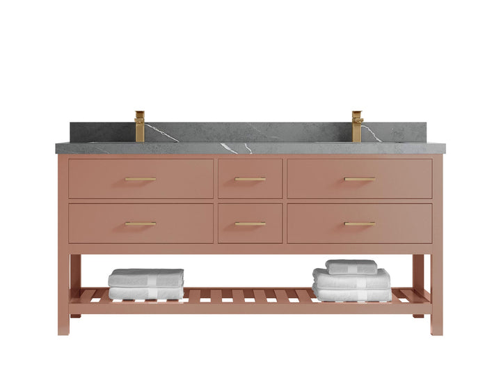 Parker 72 in. W x 22 in. D Double Sink Bathroom Vanity - photo 19