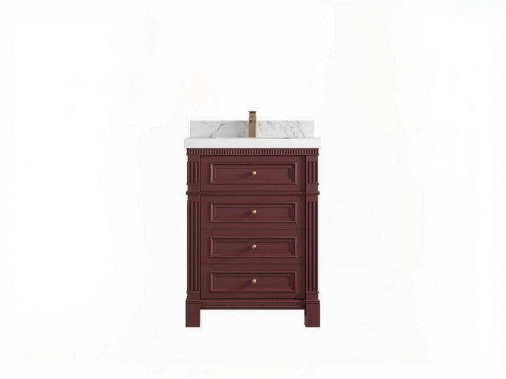 Paris 24 in. W x 22 in. D Single Sink Bathroom Vanity - photo 1