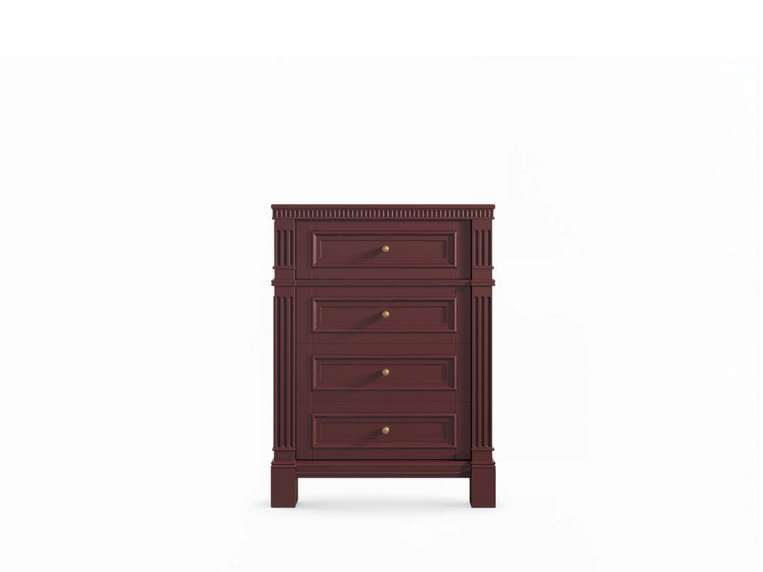 Paris 24 in. W x 22 in. D Single Sink Bathroom Vanity | 
              
                Burgundy
                
                  
             - PRS-CAB-BGD-23 - photo №17