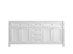 Paris 72 in. W x 22 in. D Double Sink Bathroom Vanity - photo 6