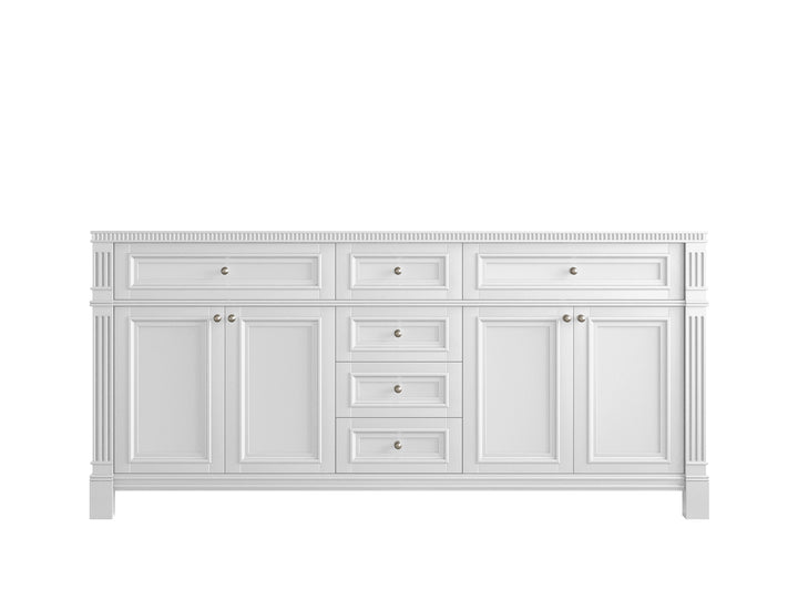 Paris 72 in. W x 22 in. D Double Sink Bathroom Vanity - photo 6