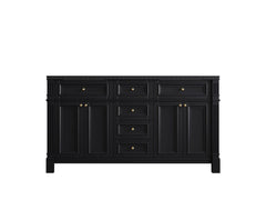 Paris 60 in. W x 22 in. D Double Sink Bathroom Vanity - photo 6