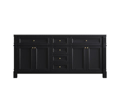 Paris 72 in. W x 22 in. D Double Sink Bathroom Vanity - photo 5