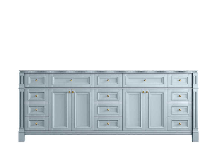 Paris 84 in. W x 22 in. D Double Sink Bathroom Vanity - photo 6