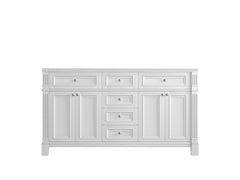 Paris 60 in. W x 22 in. D Double Sink Bathroom Vanity - photo 6