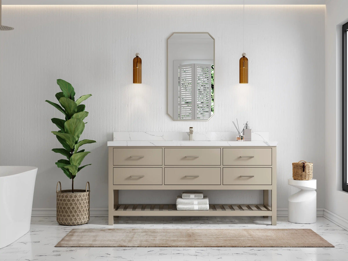 Parker 72 in. W x 22 in. D Single Sink Bathroom Vanity
