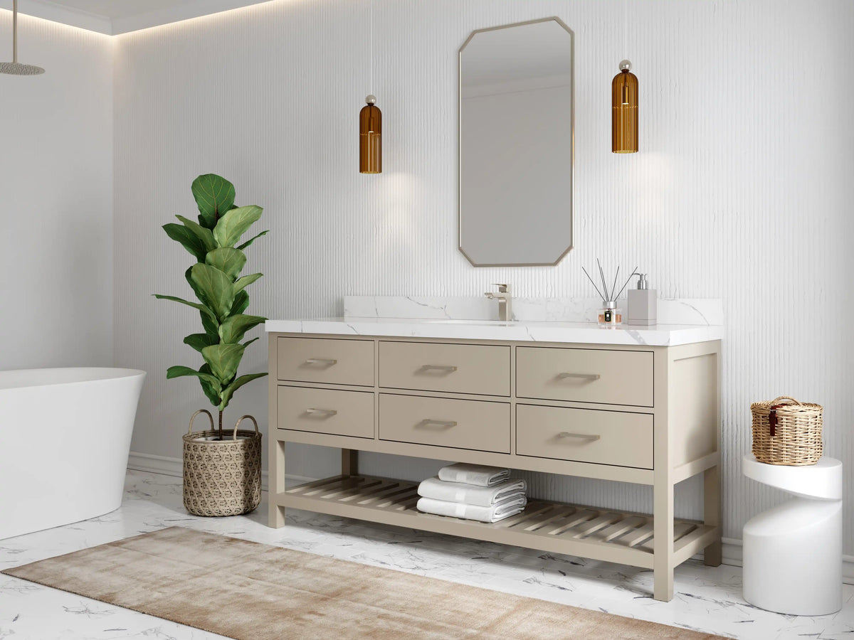 Parker 72 in. W x 22 in. D Single Sink Bathroom Vanity