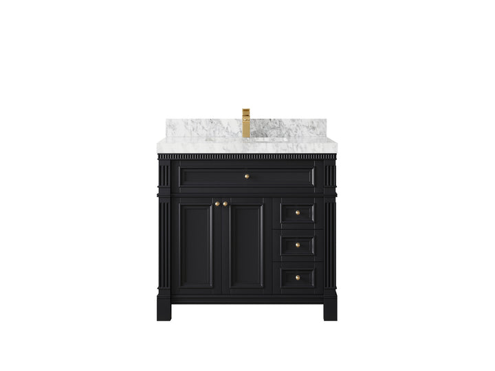 Paris 36 in. W x 22 in. D Center Sink Bathroom Vanity - photo 20