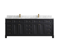Paris 84 in. W x 22 in. D Double Sink Bathroom Vanity - photo 20