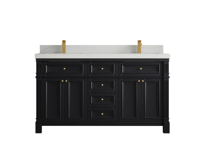 Paris 60 in. W x 22 in. D Double Sink Bathroom Vanity - photo 22