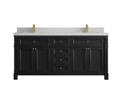 Paris 72 in. W x 22 in. D Double Sink Bathroom Vanity - photo 22