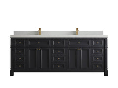 Paris 84 in. W x 22 in. D Double Sink Bathroom Vanity - photo 22