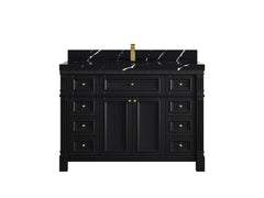 Paris 48 in. W x 22 in. D Single Sink Bathroom Vanity - photo 8