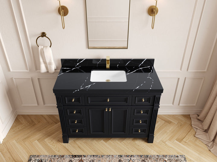 Paris 48 in. W x 22 in. D Single Sink Bathroom Vanity - photo 7