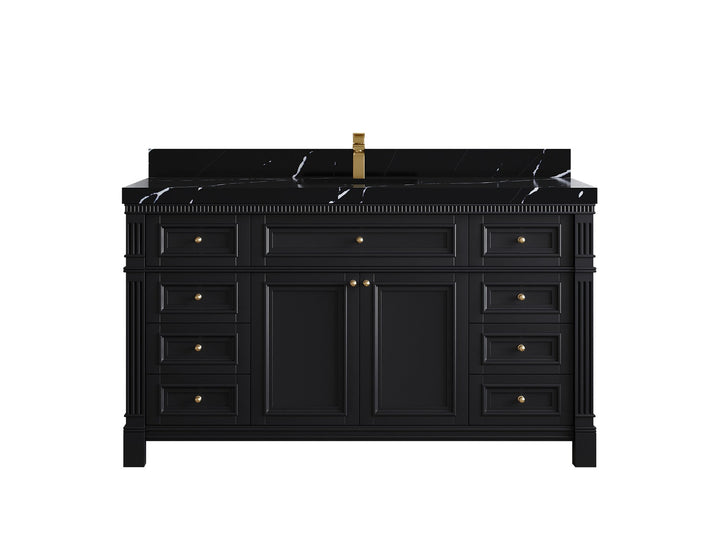 Paris 60 in. W x 22 in. D Single Sink Bathroom Vanity - photo 8