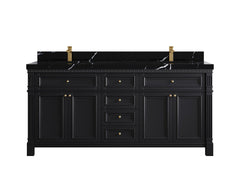 Paris 72 in. W x 22 in. D Double Sink Bathroom Vanity - photo 8