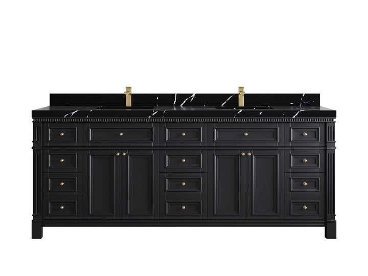 Paris 84 in. W x 22 in. D Double Sink Bathroom Vanity - photo 8
