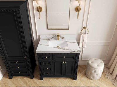 Paris 36 in. W x 22 in. D Center Sink Bathroom Vanity