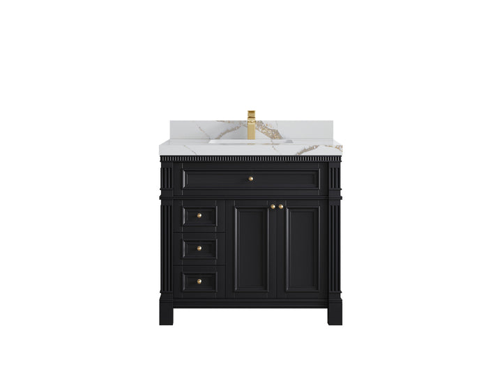 Paris 36 in. W x 22 in. D Center Sink Bathroom Vanity - photo 10
