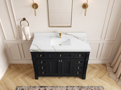 Paris 48 in. W x 22 in. D Single Sink Bathroom Vanity - photo 9