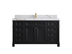 Paris 60 in. W x 22 in. D Single Sink Bathroom Vanity - photo 10