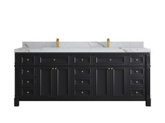Paris 84 in. W x 22 in. D Double Sink Bathroom Vanity - photo 10
