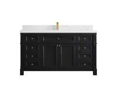 Paris 60 in. W x 22 in. D Single Sink Bathroom Vanity - photo 12