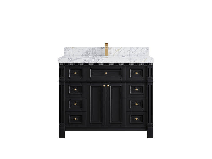 Paris 42 in. W x 22 in. D Single Sink Bathroom Vanity - photo 16
