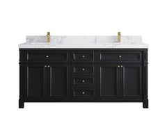 Paris 72 in. W x 22 in. D Double Sink Bathroom Vanity - photo 16