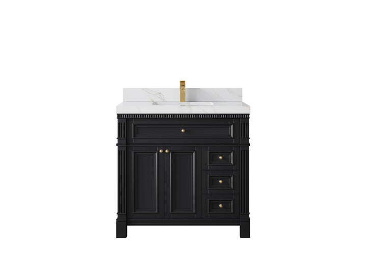 Paris 36 in. W x 22 in. D Center Sink Bathroom Vanity - photo 18