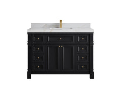 Paris 48 in. W x 22 in. D Single Sink Bathroom Vanity - photo 18