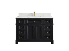 Paris 48 in. W x 22 in. D Single Sink Bathroom Vanity - photo 24