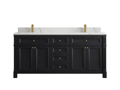 Paris 72 in. W x 22 in. D Double Sink Bathroom Vanity - photo 24