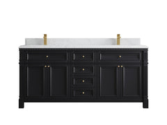 Paris 72 in. W x 22 in. D Double Sink Bathroom Vanity - photo 26