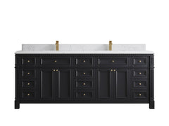 Paris 84 in. W x 22 in. D Double Sink Bathroom Vanity - photo 26