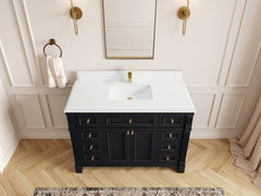 Paris 48 in. W x 22 in. D Single Sink Bathroom Vanity - photo 27