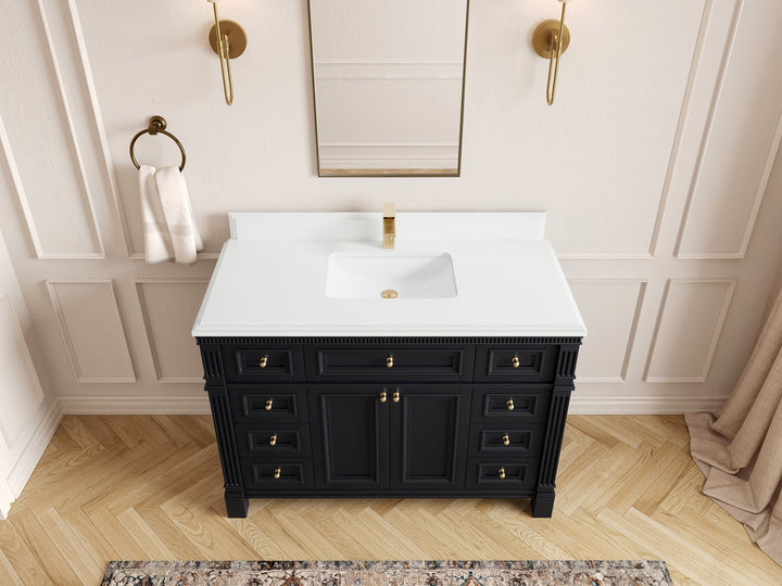 Paris 48 in. W x 22 in. D Single Sink Bathroom Vanity - photo 27