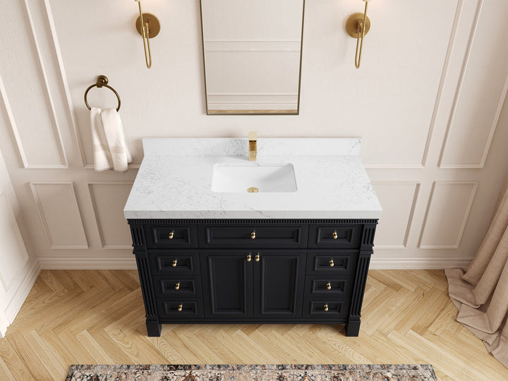 Paris 48 in. W x 22 in. D Single Sink Bathroom Vanity - photo 29
