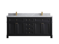 Paris 72 in. W x 22 in. D Double Sink Bathroom Vanity - photo 32