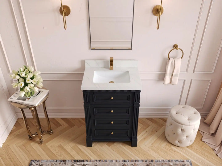 Paris 24 in. W x 22 in. D Single Sink Bathroom Vanity - photo 7