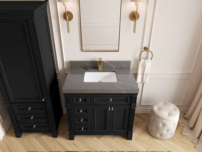 Paris 36 in. W x 22 in. D Center Sink Bathroom Vanity