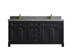 Paris 72 in. W x 22 in. D Double Sink Bathroom Vanity - photo 34